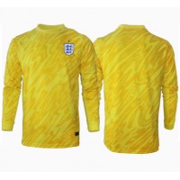 Stroje piłkarskie Anglia Bramkarskie Koszulka Wyjazdowej ME 2024 Długi Rękaw